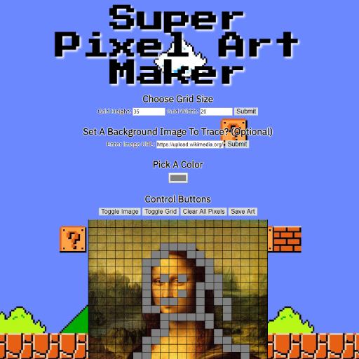picture of Pixel Art Maker website